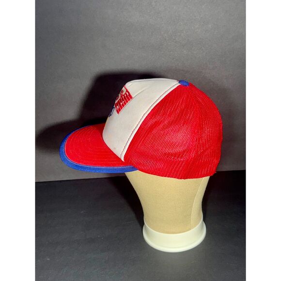Vintage McDonald’s USA Olympics Trucker Hat Red White Blue Mesh Snapback - Picture 4 of 6